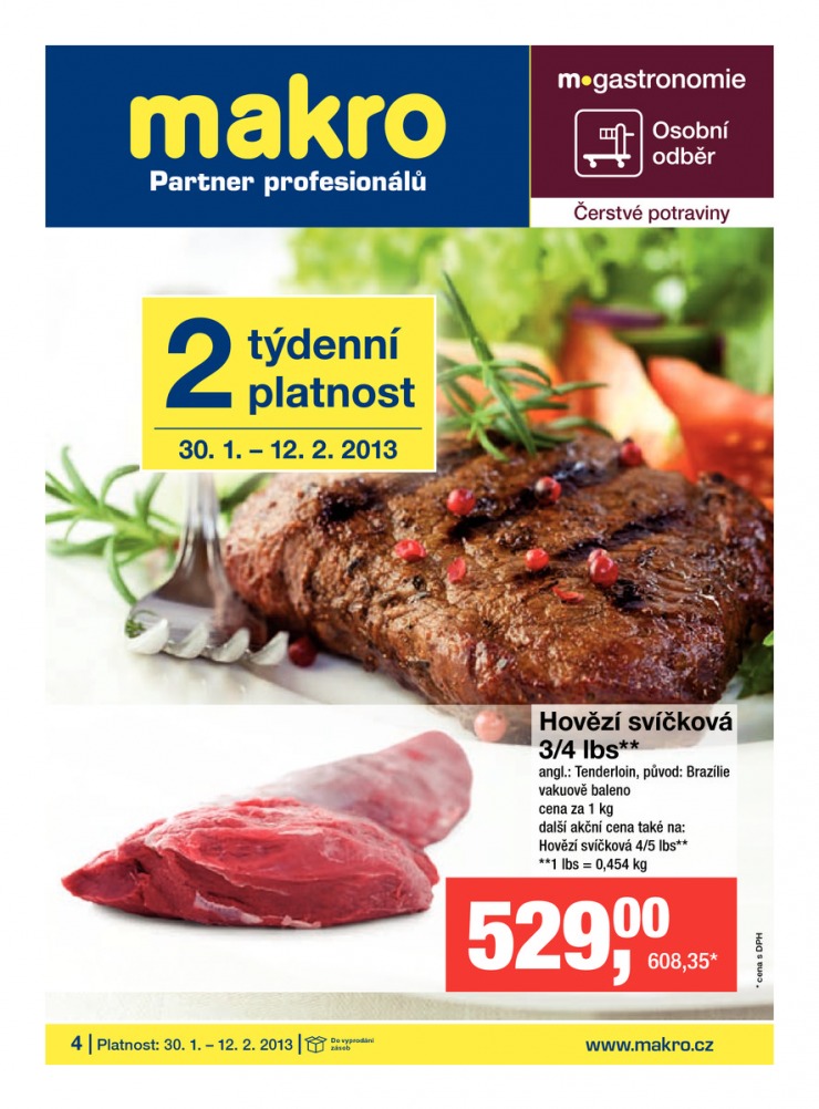letk Makro erstv potraviny od 30.1.2013 strana 1