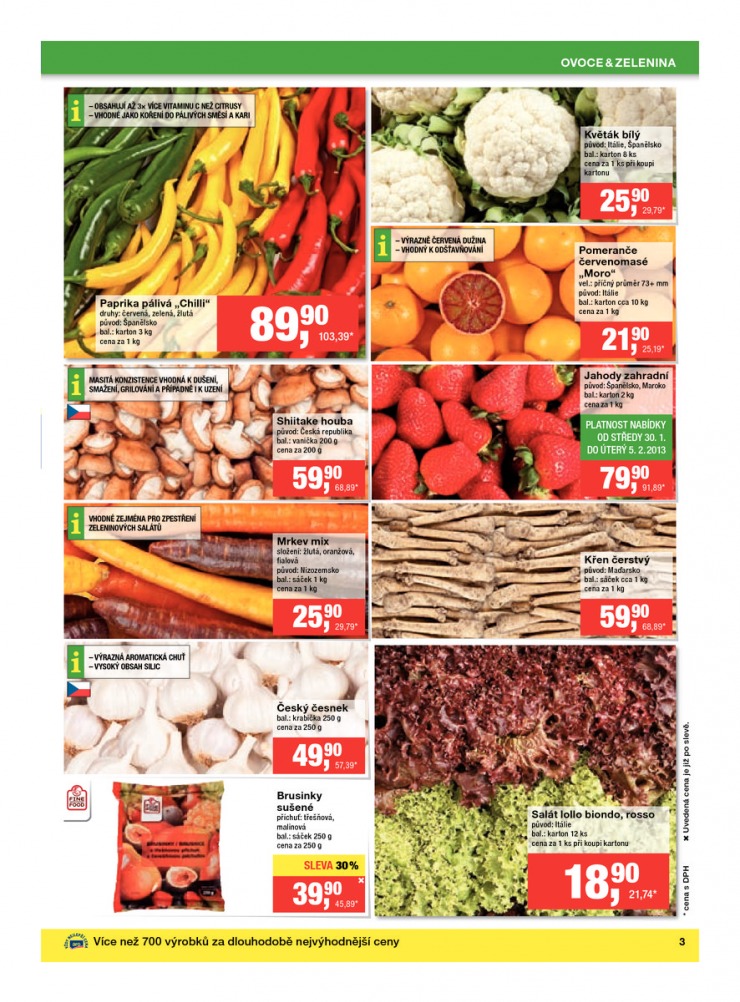 leták Makro Čerstvé potraviny od 30.1.2013 strana 1 leták Makro Čerstvé potraviny od 30.1.2013 strana 1
