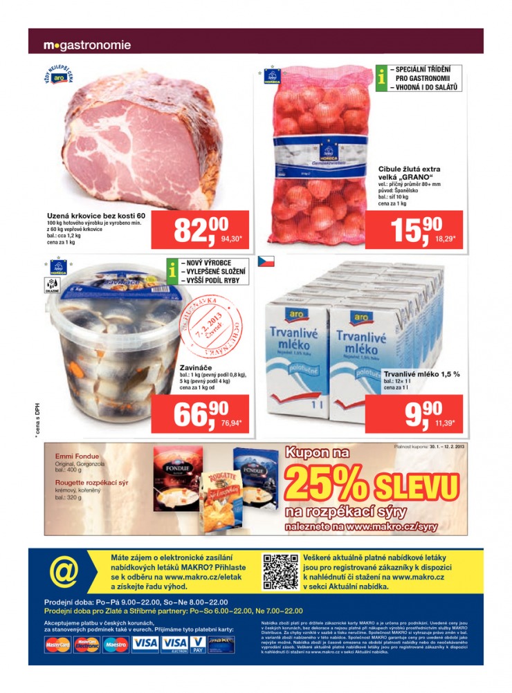 leták Makro Čerstvé potraviny od 30.1.2013 strana 1 leták Makro Čerstvé potraviny od 30.1.2013 strana 1