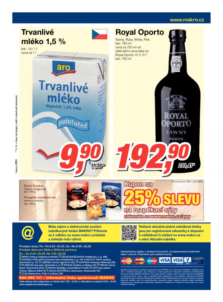 leták Makro Potraviny od 30.1.2013 strana 1 leták Makro Potraviny od 30.1.2013 strana 1
