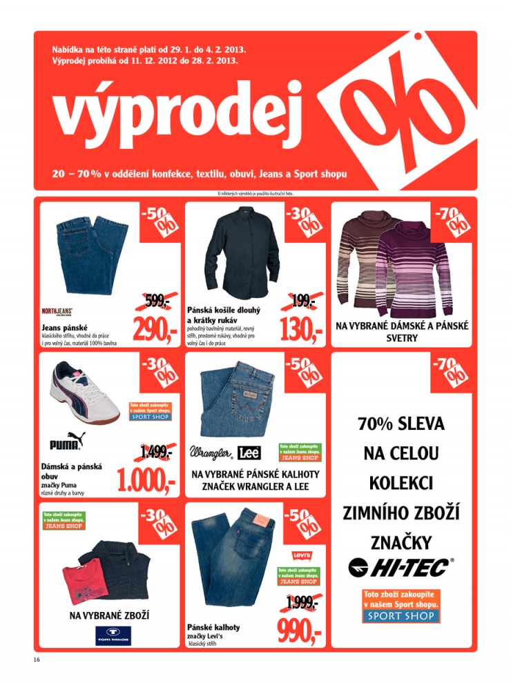 leták Globus Naše noviny od 29.1.2013 strana 1 leták Globus Naše noviny od 29.1.2013 strana 1