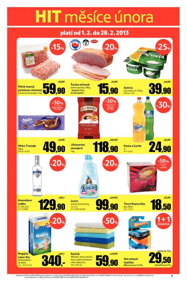leták Tesco malé hypermarkety od 30.1.2013 strana 1 leták Tesco malé hypermarkety od 30.1.2013 strana 1