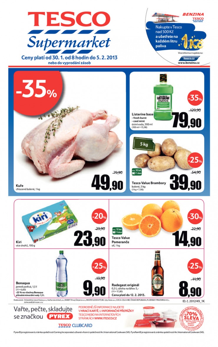 letk Tesco supermarkety od 30.1.2013 strana 1