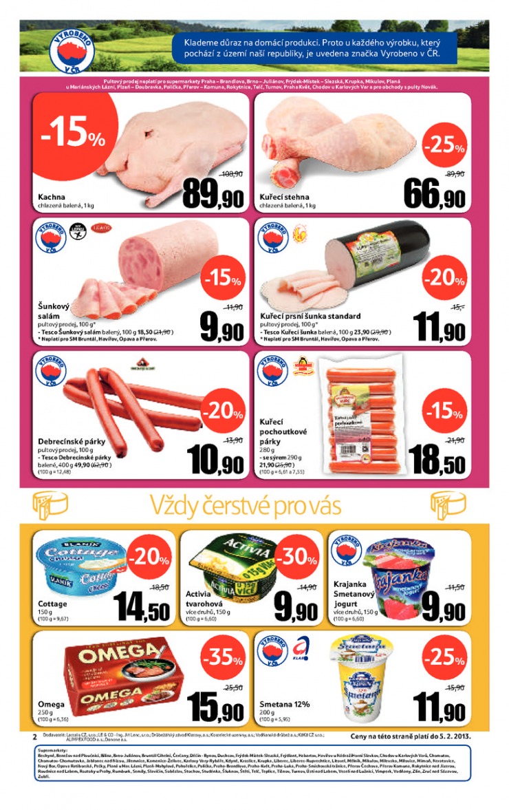 leták Tesco supermarkety od 30.1.2013 strana 1 leták Tesco supermarkety od 30.1.2013 strana 1