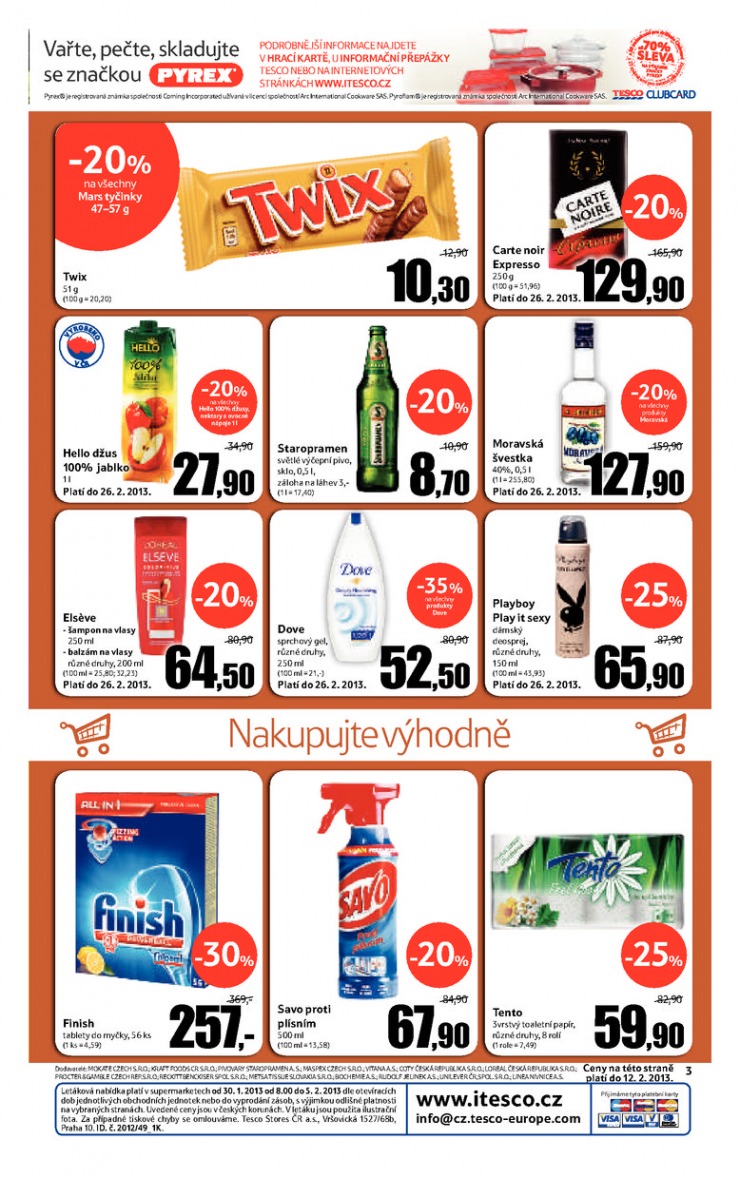 leták Tesco supermarkety od 30.1.2013 strana 1 leták Tesco supermarkety od 30.1.2013 strana 1