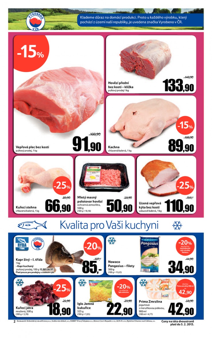 leták Tesco velké hypermarkety od 30.1.2013 strana 1 leták Tesco velké hypermarkety od 30.1.2013 strana 1