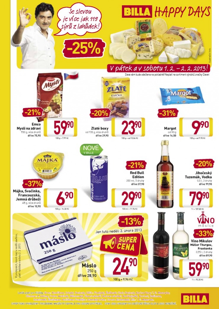 leták Billa malý od 30.1.2013 strana 1 leták Billa malý od 30.1.2013 strana 1