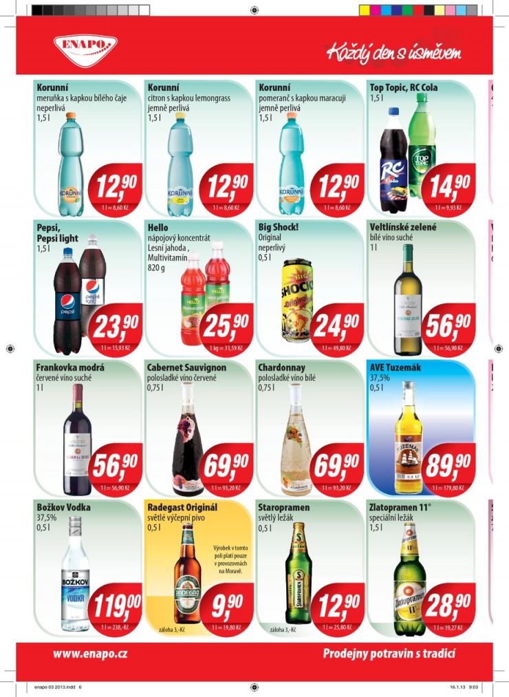 leták Enapo Akční leták od 30.1.2013 strana 1 leták Enapo Akční leták od 30.1.2013 strana 1