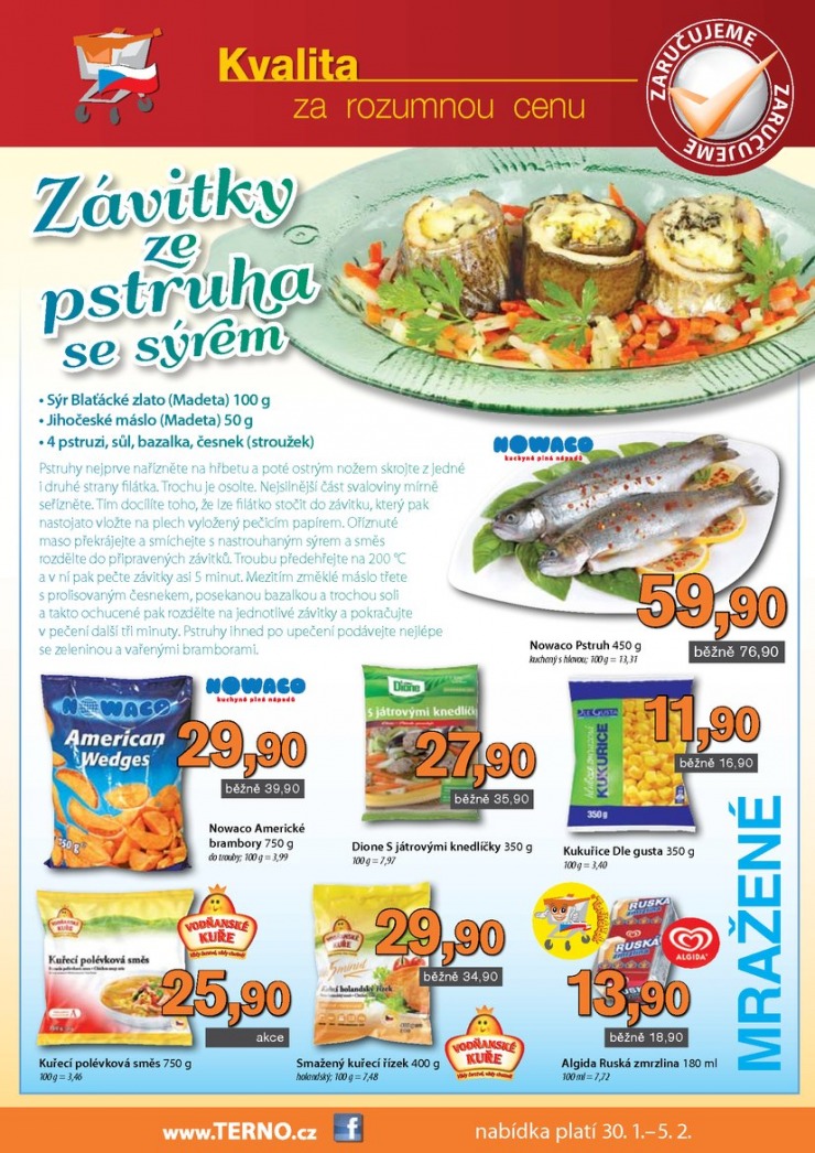 leták COOP Terno od 30.1.2013 strana 1 leták COOP Terno od 30.1.2013 strana 1