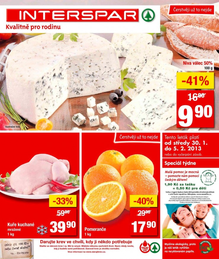 leták Interspar Akční nabídka od 30.1.2013 strana 1 leták Interspar Akční nabídka od 30.1.2013 strana 1