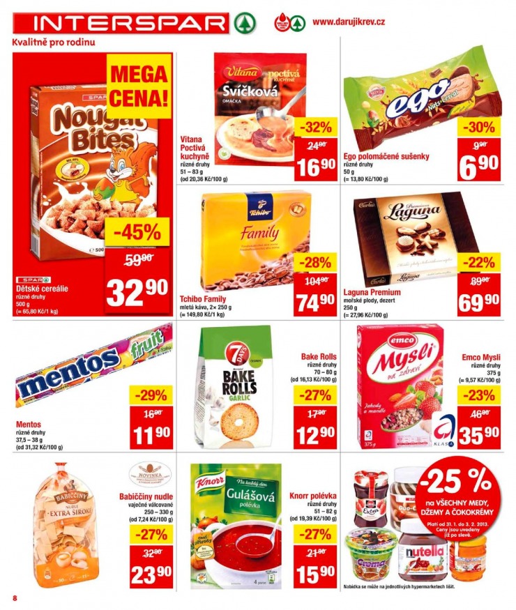 leták Interspar Akční nabídka od 30.1.2013 strana 1 leták Interspar Akční nabídka od 30.1.2013 strana 1