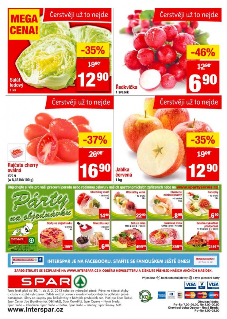 leták Interspar nabídka Spar od 30.1.2013 strana 1 leták Interspar nabídka Spar od 30.1.2013 strana 1