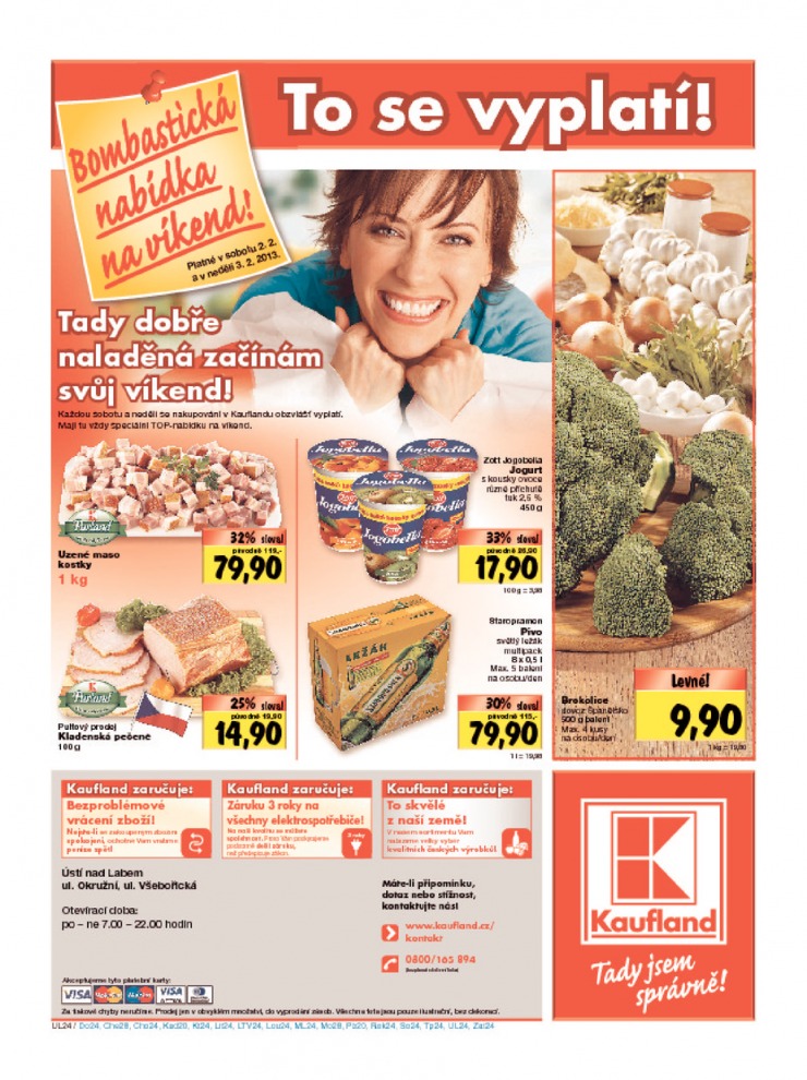 letk Kaufland Aktuln nabdka od 31.1.2013 strana 1