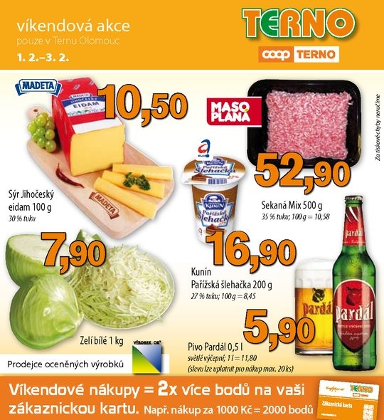 leták COOP Terno víkend od 1.2.2013 strana 1 leták COOP Terno víkend od 1.2.2013 strana 1