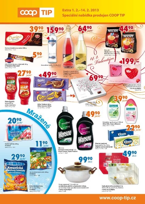 leták COOP Tip extra od 1.2.2013 strana 1 leták COOP Tip extra od 1.2.2013 strana 1