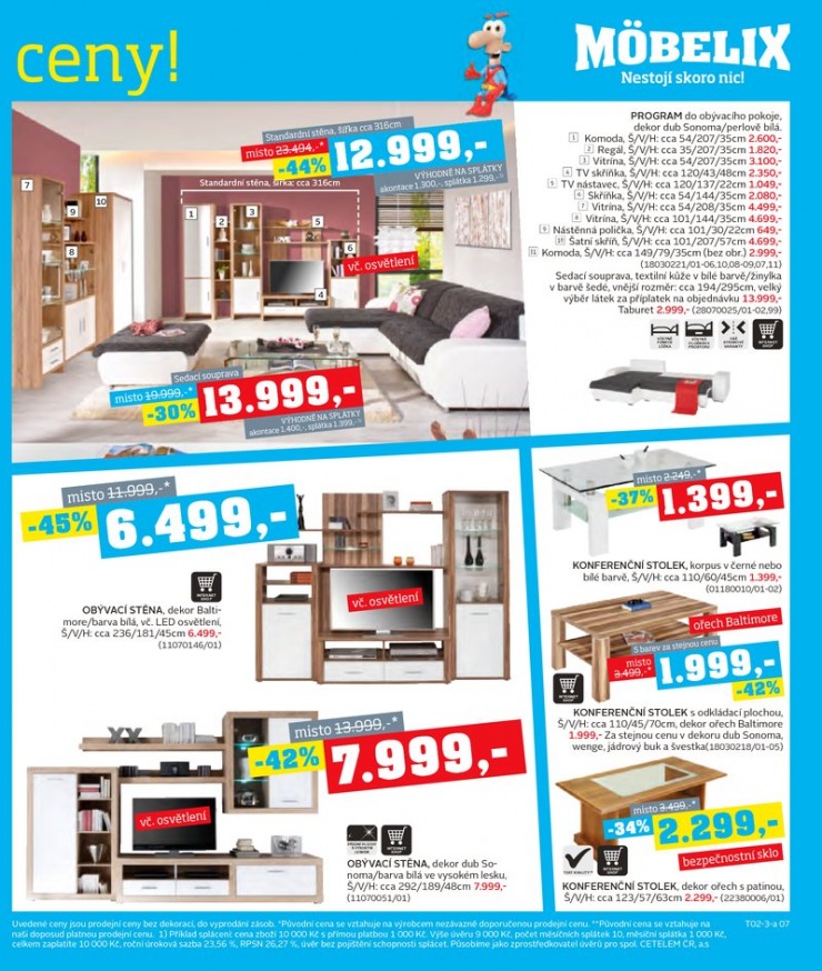 let�k Mobelix Aktu�ln� prospekt od 4.2.2013 strana 1