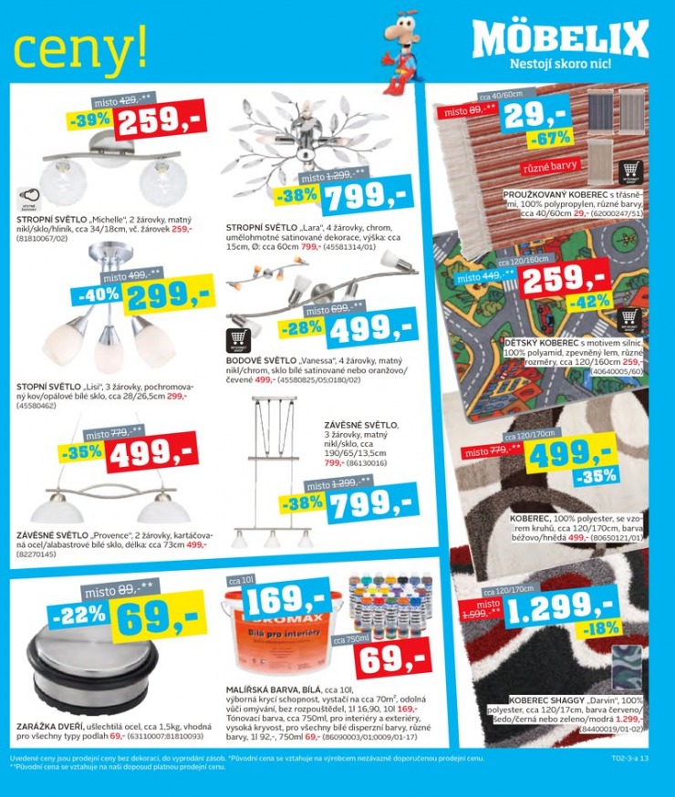 let�k Mobelix Aktu�ln� prospekt od 4.2.2013 strana 1