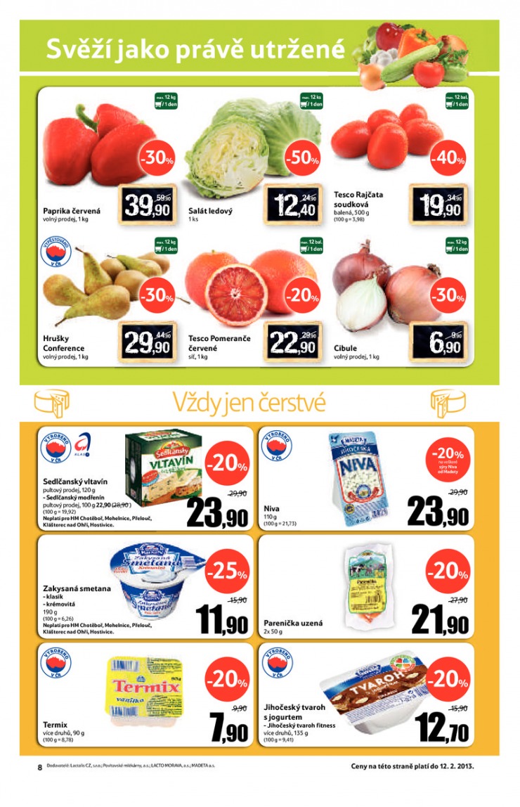 leták Tesco malé hypermarkety od 6.2.2013 strana 1 leták Tesco malé hypermarkety od 6.2.2013 strana 1