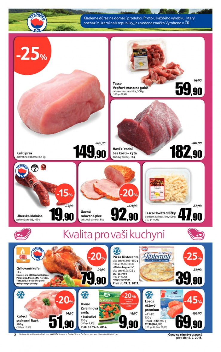 leták Tesco velké hypermarkety od 6.2.2013 strana 1 leták Tesco velké hypermarkety od 6.2.2013 strana 1