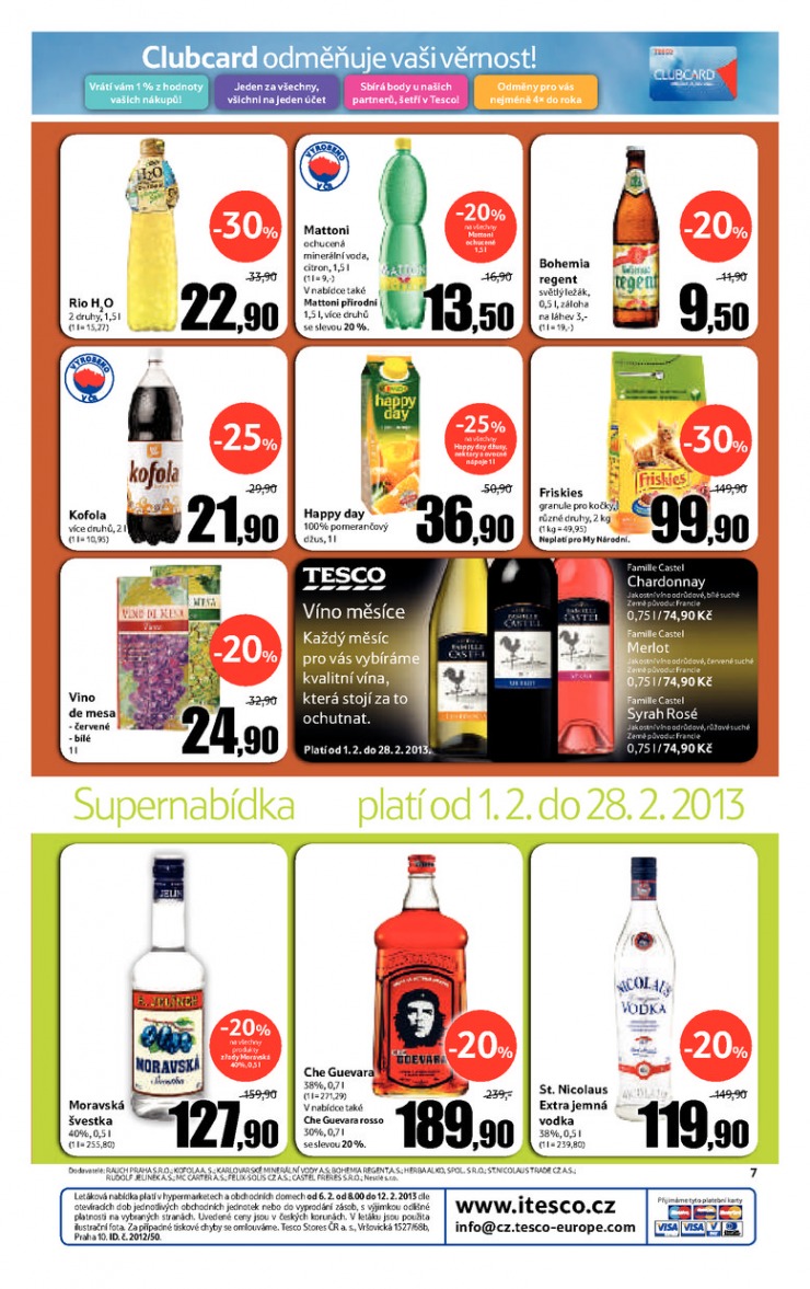 leták Tesco velké hypermarkety od 6.2.2013 strana 1 leták Tesco velké hypermarkety od 6.2.2013 strana 1