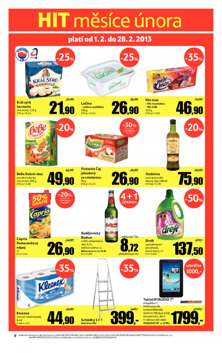 leták Tesco velké hypermarkety od 6.2.2013 strana 1 leták Tesco velké hypermarkety od 6.2.2013 strana 1