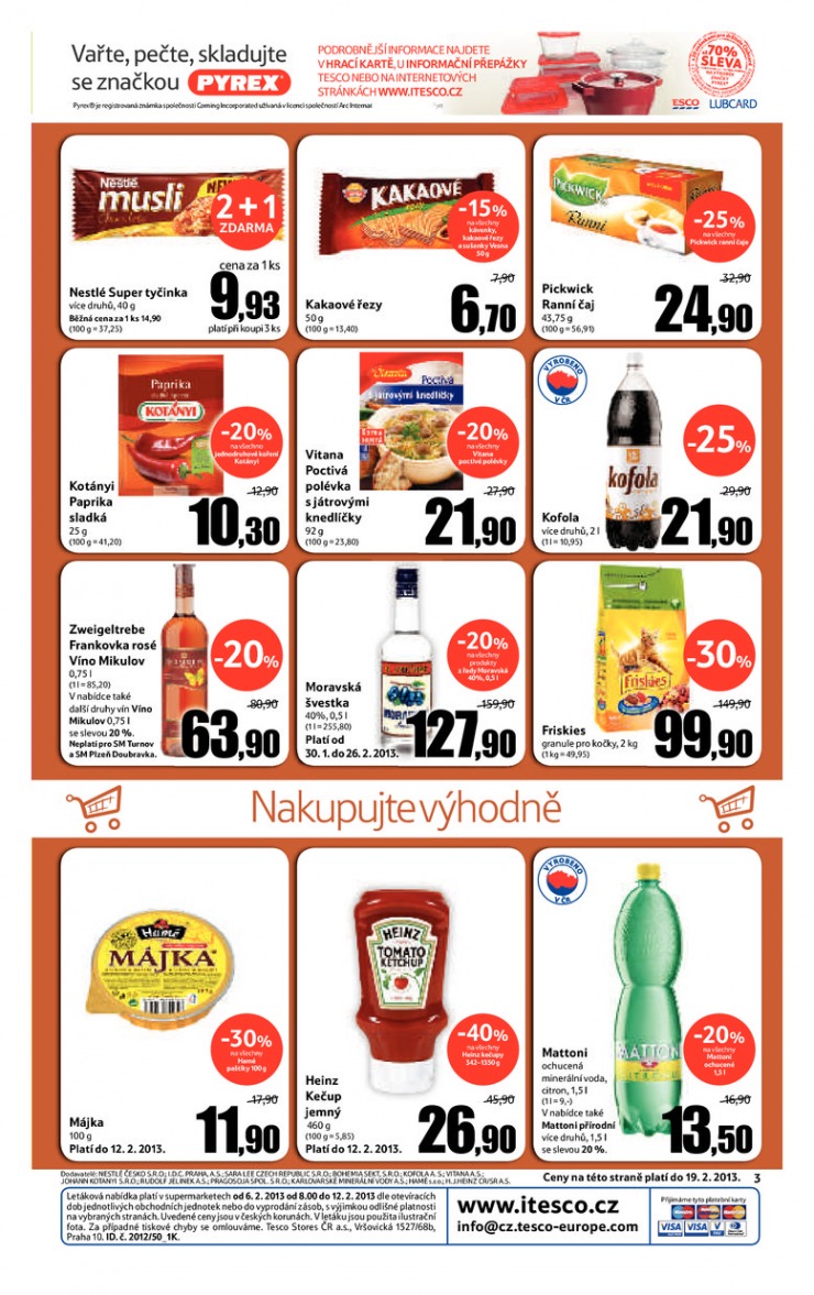 leták Tesco supermarkety od 6.2.2013 strana 1 leták Tesco supermarkety od 6.2.2013 strana 1