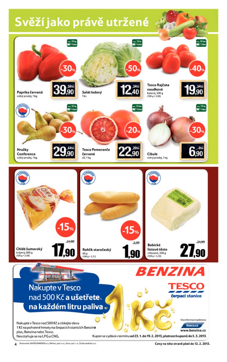 leták Tesco supermarkety od 6.2.2013 strana 1 leták Tesco supermarkety od 6.2.2013 strana 1
