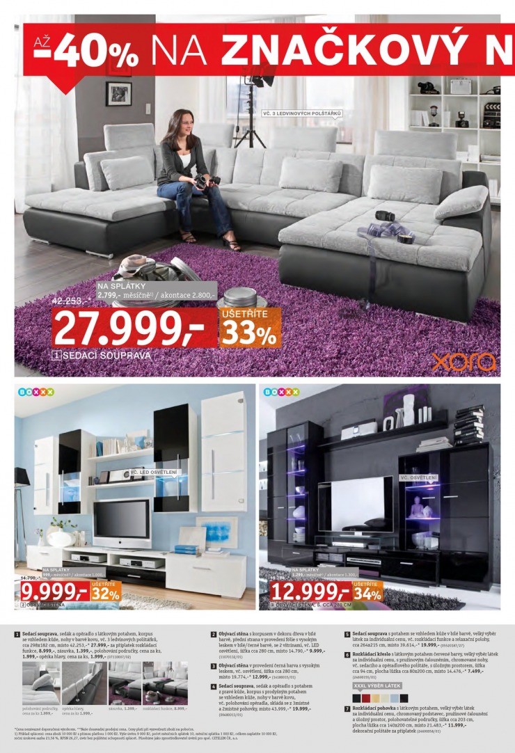 let�k XXXLutz Aktu�ln� prospekt od 4.2.2013 strana 1