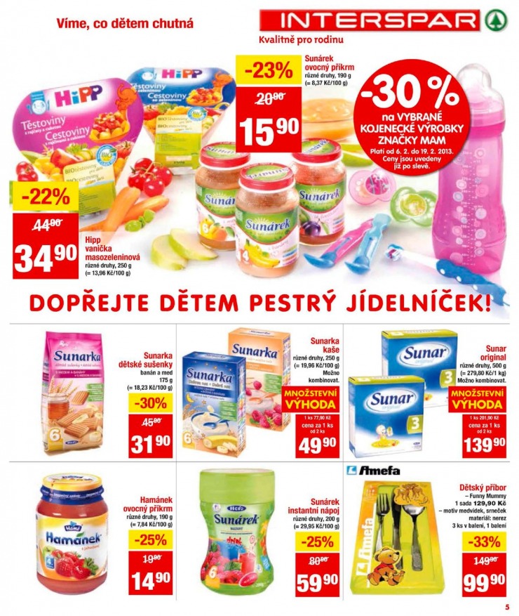 leták Interspar Akční nabídka od 6.2.2013 strana 1 leták Interspar Akční nabídka od 6.2.2013 strana 1