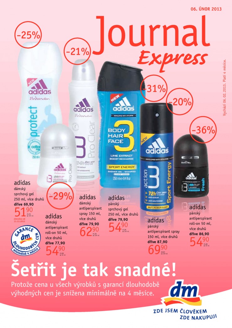 letk DM drogerie Journal od 6.2.2013 strana 1