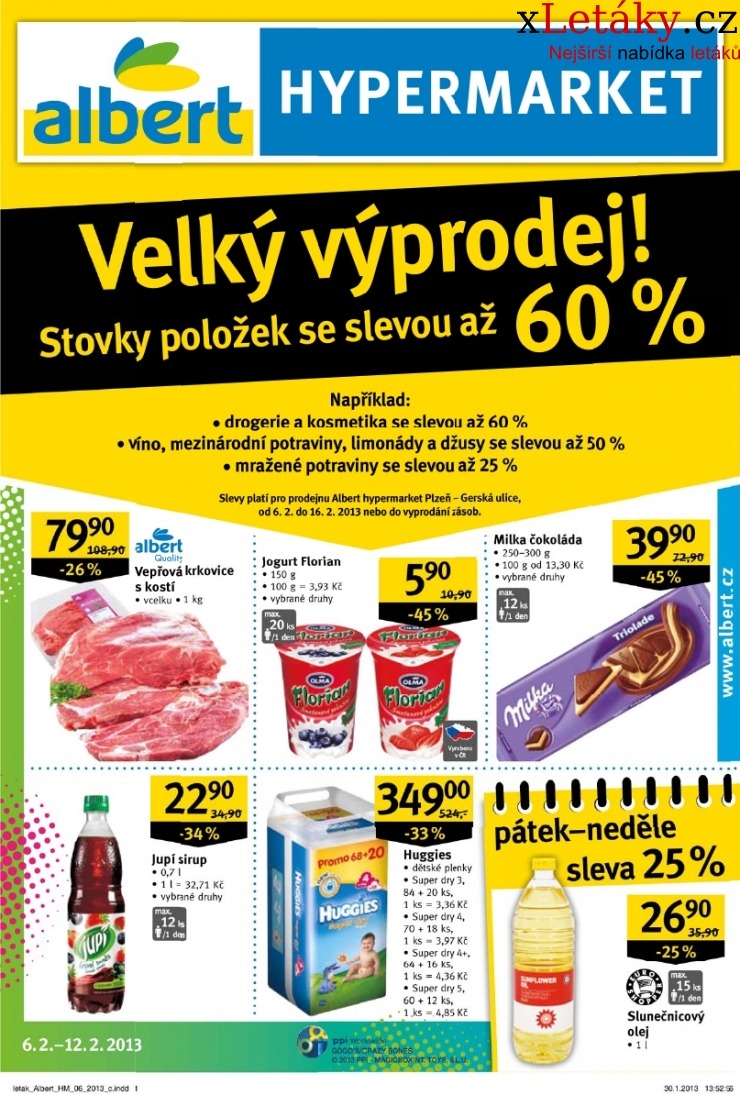 leták Albert Hypermarket akční leták strana 1 leták Albert Hypermarket akční leták strana 1