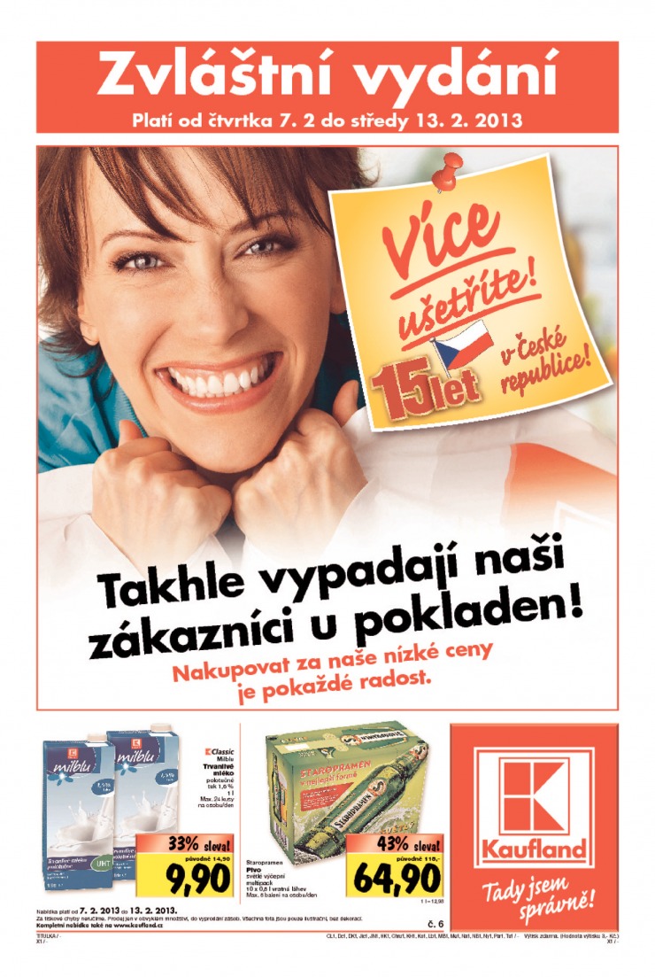 leták Kaufland Aktuální nabídka od 7.2.2013 strana 1 leták Kaufland Aktuální nabídka od 7.2.2013 strana 1