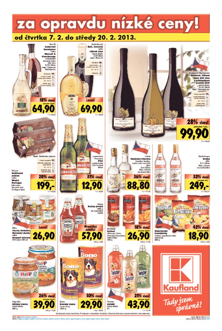 leták Kaufland Aktuální nabídka od 7.2.2013 strana 1 leták Kaufland Aktuální nabídka od 7.2.2013 strana 1