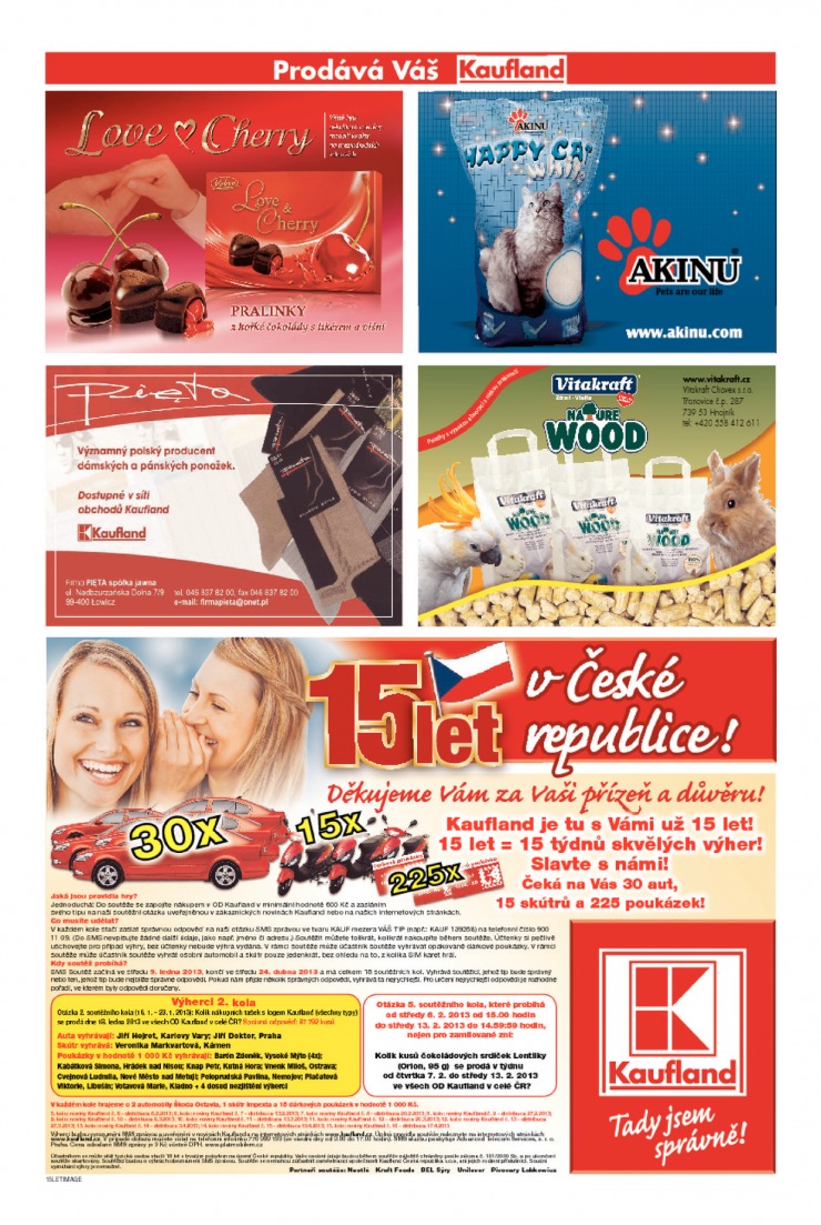 leták Kaufland Aktuální nabídka od 7.2.2013 strana 1 leták Kaufland Aktuální nabídka od 7.2.2013 strana 1