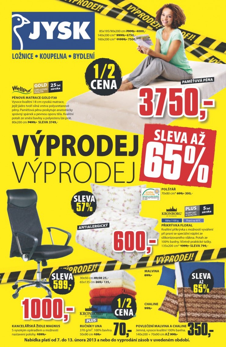 letk Jysk Nabdka tdne od 7.2.2013 strana 1