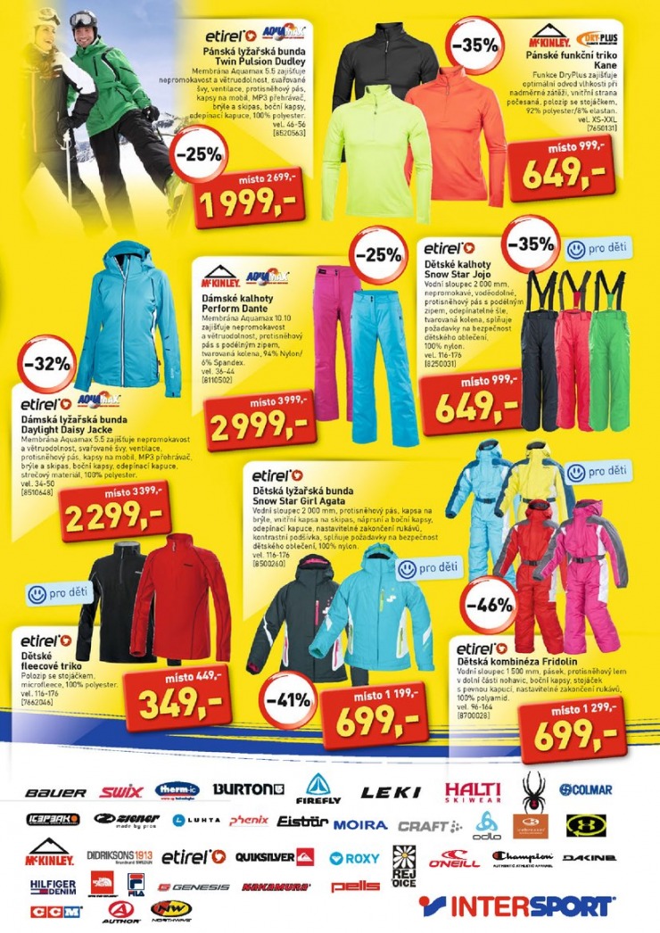 leták Intersport Aktuální leták od 7.2.2013 strana 1 leták Intersport Aktuální leták od 7.2.2013 strana 1