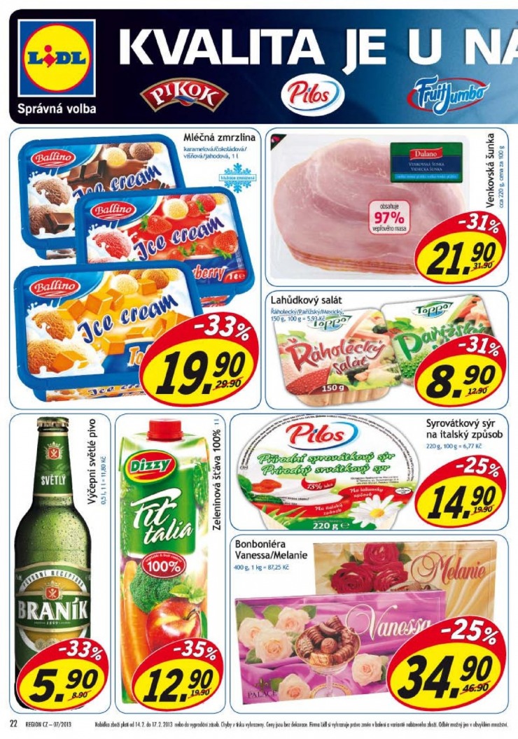 leták Lidl Akční nabídka od 11.2.2013 strana 1 leták Lidl Akční nabídka od 11.2.2013 strana 1