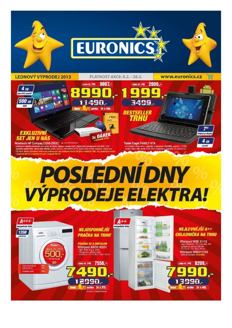 letk Euronics Aktuln letk od 8.2.2013 strana 1