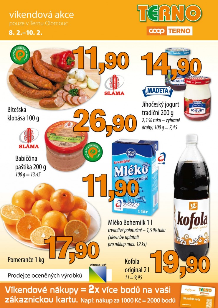 leták COOP Terno víkend od 8.2.2013 strana 1 leták COOP Terno víkend od 8.2.2013 strana 1