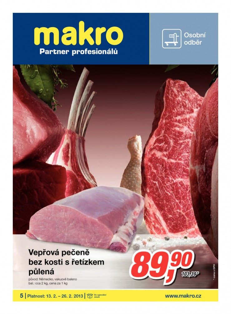 letk Makro Potraviny od 13.2.2013 strana 1