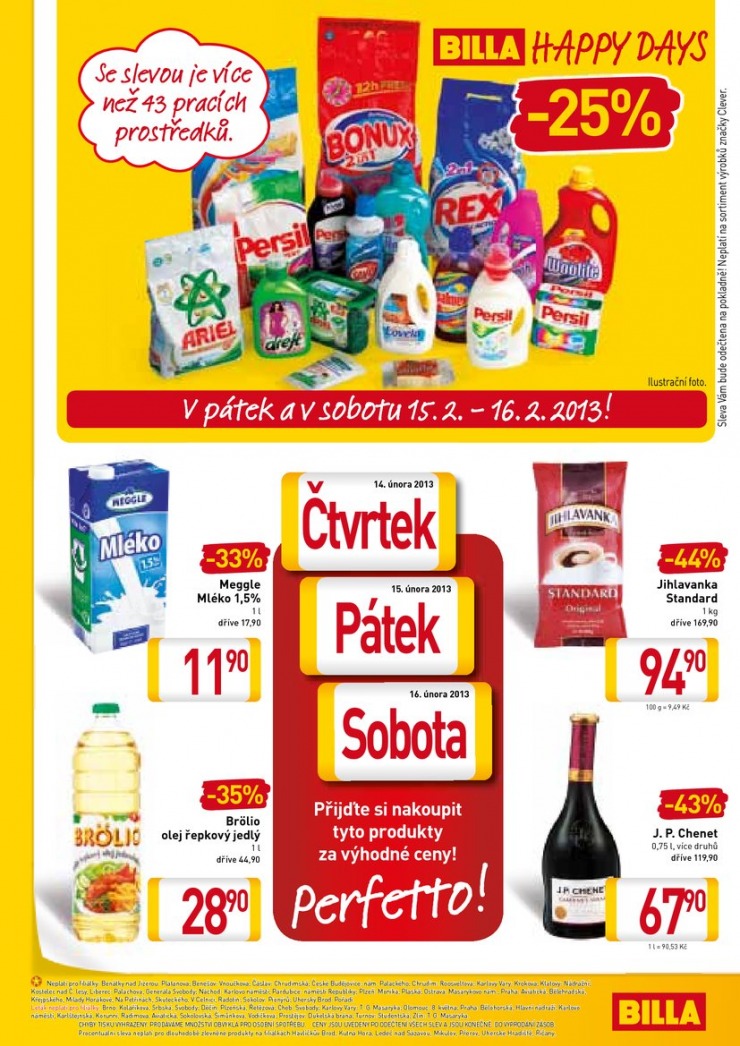 leták Billa velký od 13.2.2013 strana 1 leták Billa velký od 13.2.2013 strana 1