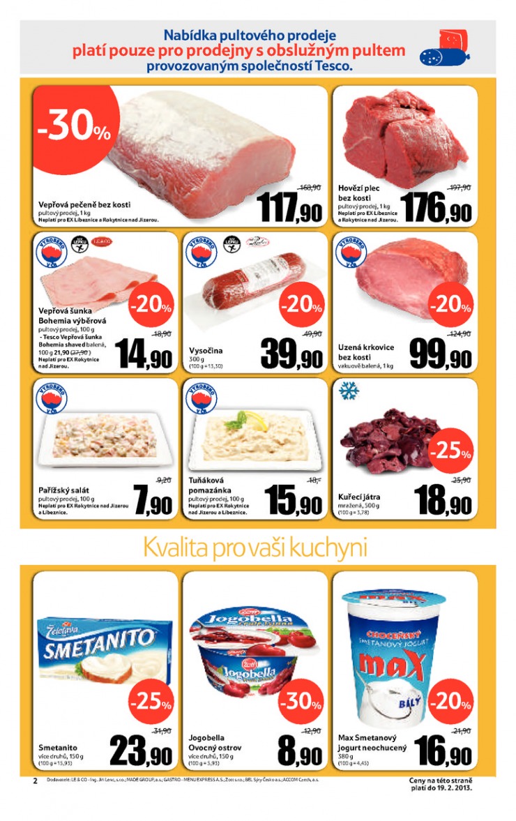 leták Tesco Expres obchody od 13.2.2013 strana 1 leták Tesco Expres obchody od 13.2.2013 strana 1