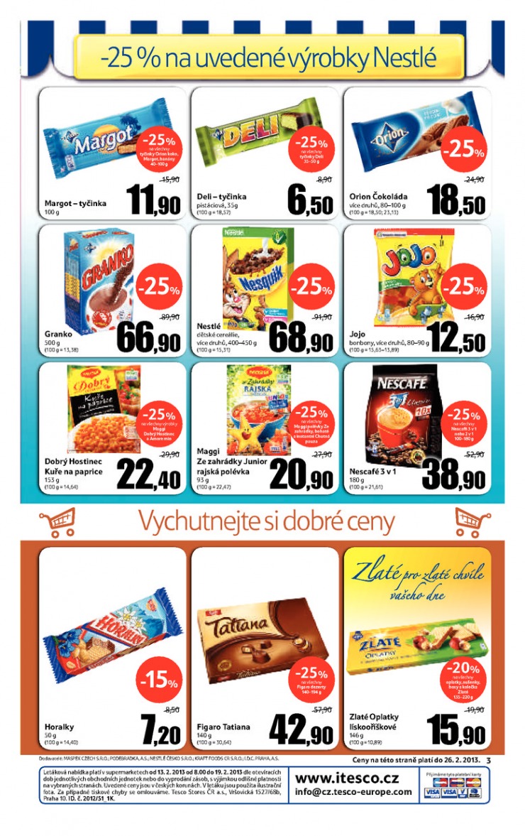 leták Tesco supermarkety od 13.2.2013 strana 1 leták Tesco supermarkety od 13.2.2013 strana 1