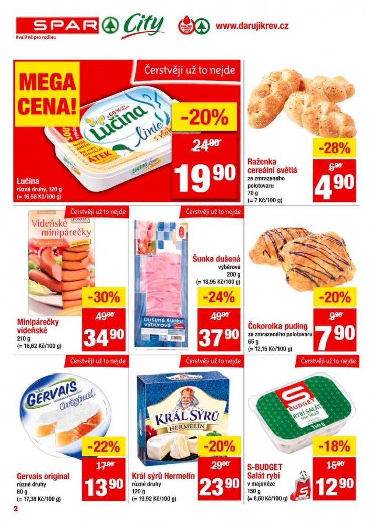 letk Interspar nabdka Spar City od 13.2.2013 strana 1