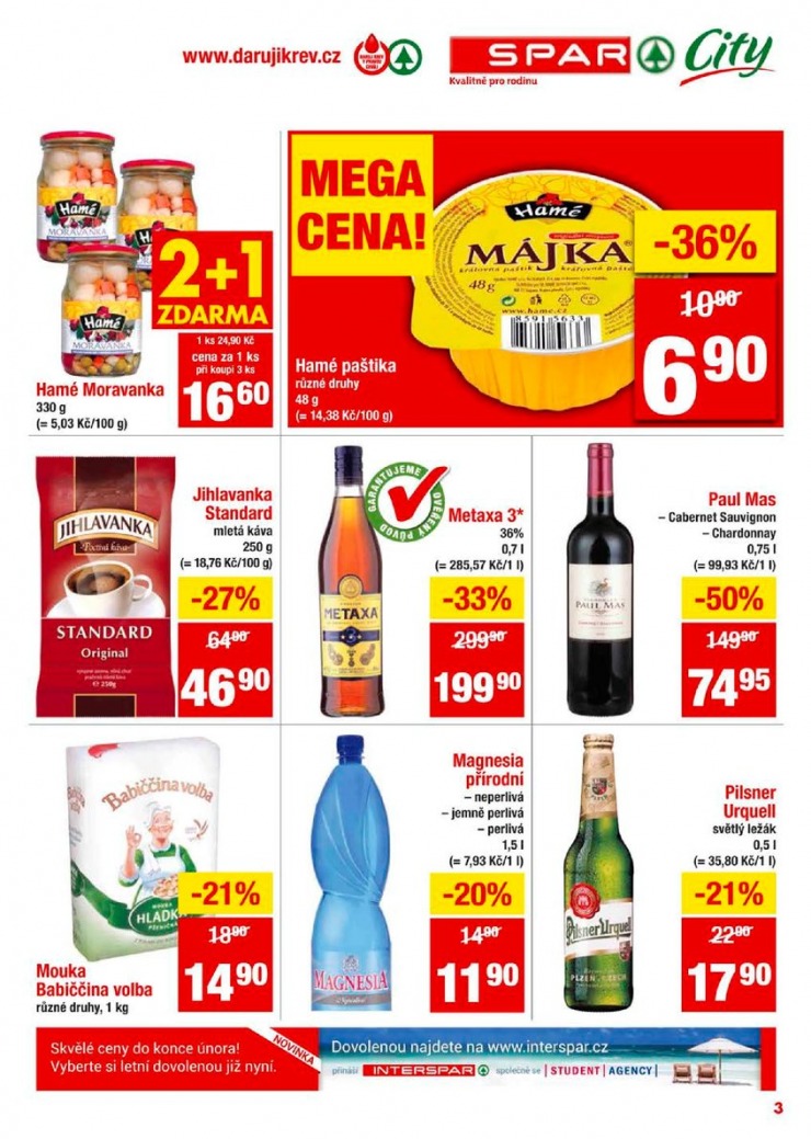 leták Interspar nabídka Spar City od 13.2.2013 strana 1 leták Interspar nabídka Spar City od 13.2.2013 strana 1