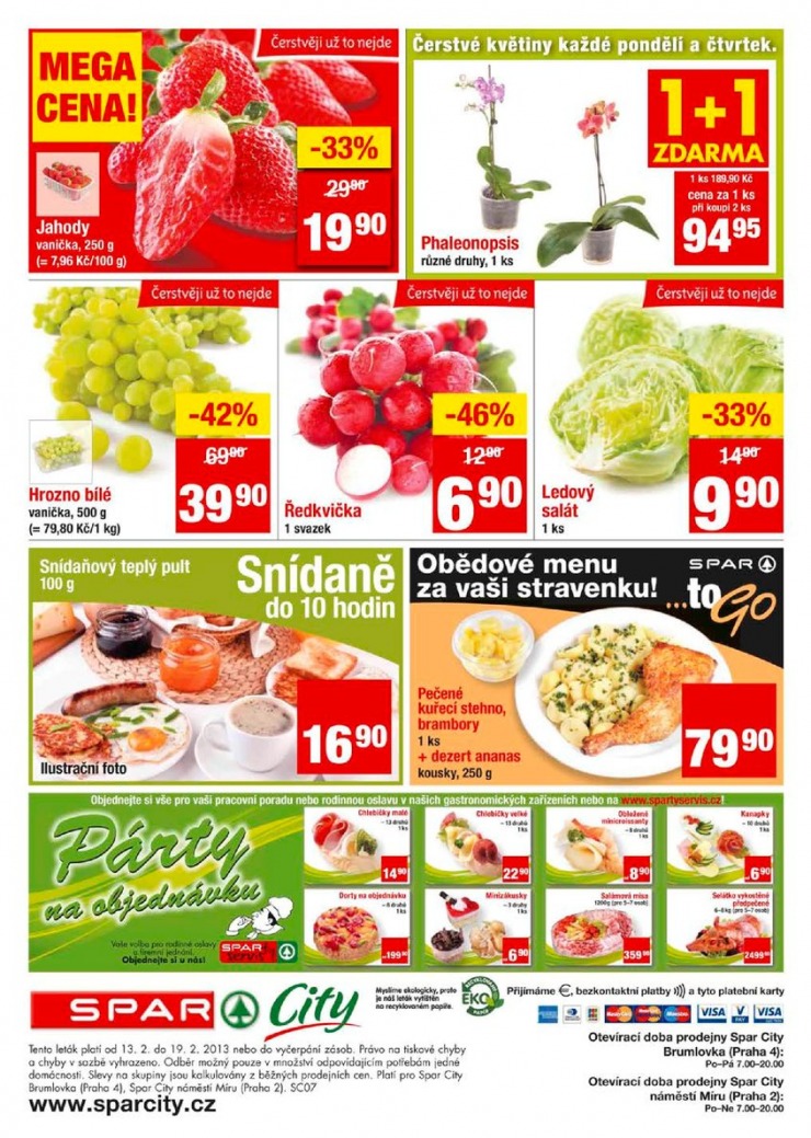 leták Interspar nabídka Spar City od 13.2.2013 strana 1 leták Interspar nabídka Spar City od 13.2.2013 strana 1