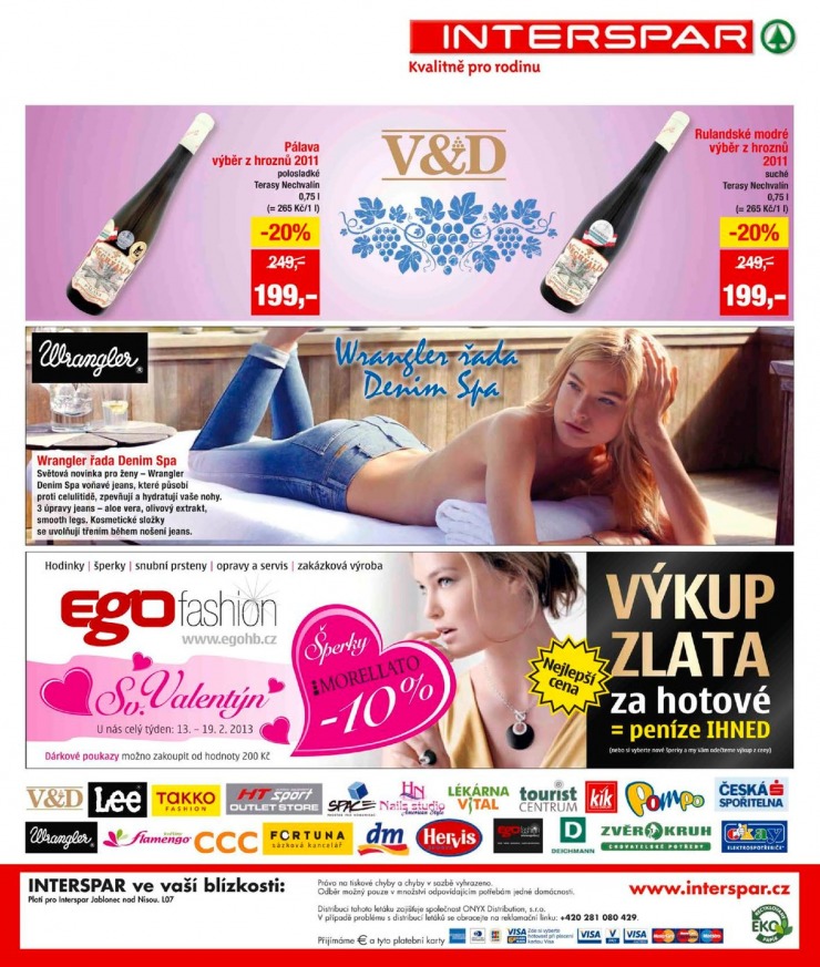 leták Interspar Akční nabídka od 13.2.2013 strana 1 leták Interspar Akční nabídka od 13.2.2013 strana 1