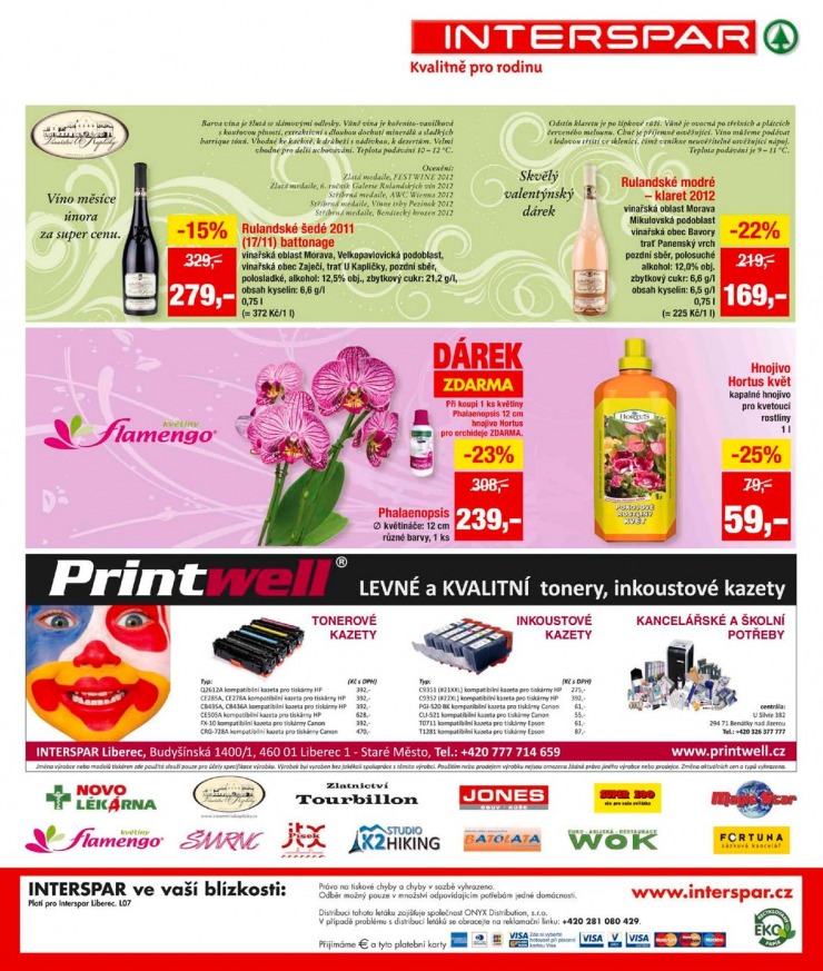 leták Interspar Akční nabídka od 13.2.2013 strana 1 leták Interspar Akční nabídka od 13.2.2013 strana 1