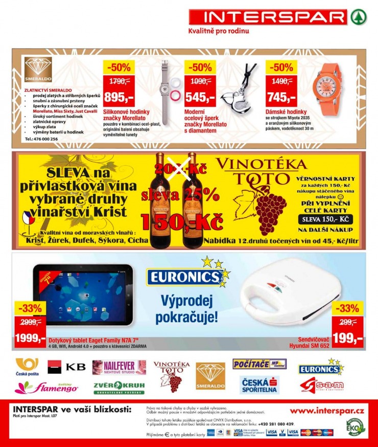leták Interspar Akční nabídka od 13.2.2013 strana 1 leták Interspar Akční nabídka od 13.2.2013 strana 1