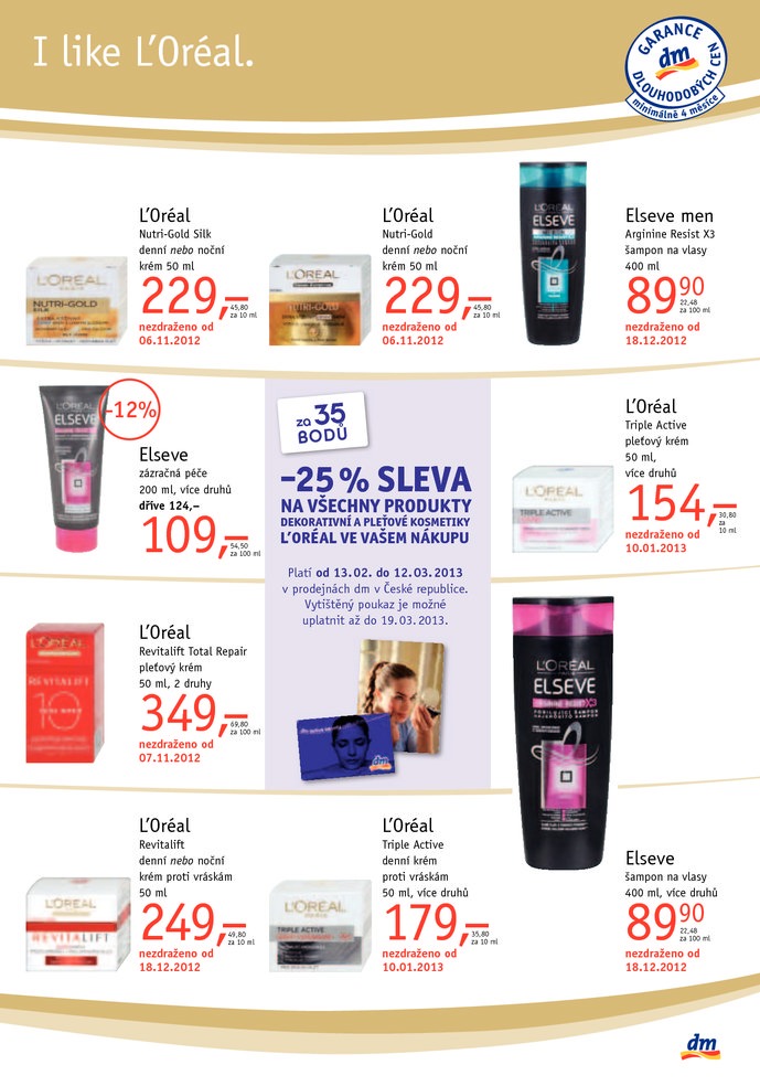 leták DM drogerie Journal 2. část od 13.2.2013 strana 1 leták DM drogerie Journal 2. část od 13.2.2013 strana 1